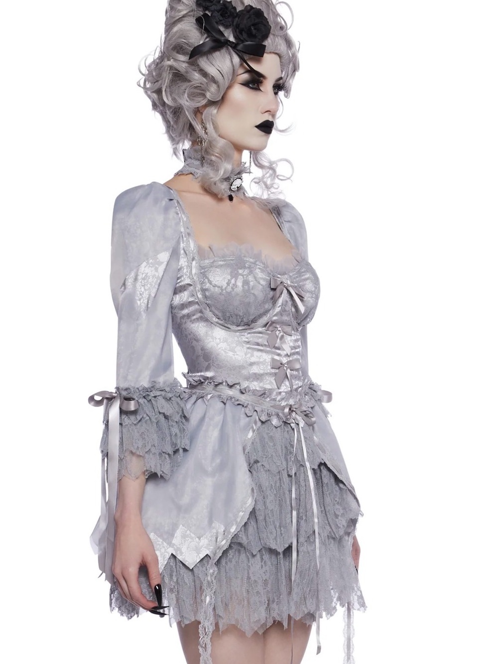 CAKE QUEEN PREMIUM COSTUME SET - GHOST Size S - Picture 2 of 5